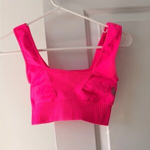 Free People Movement Neon Pink sports bra